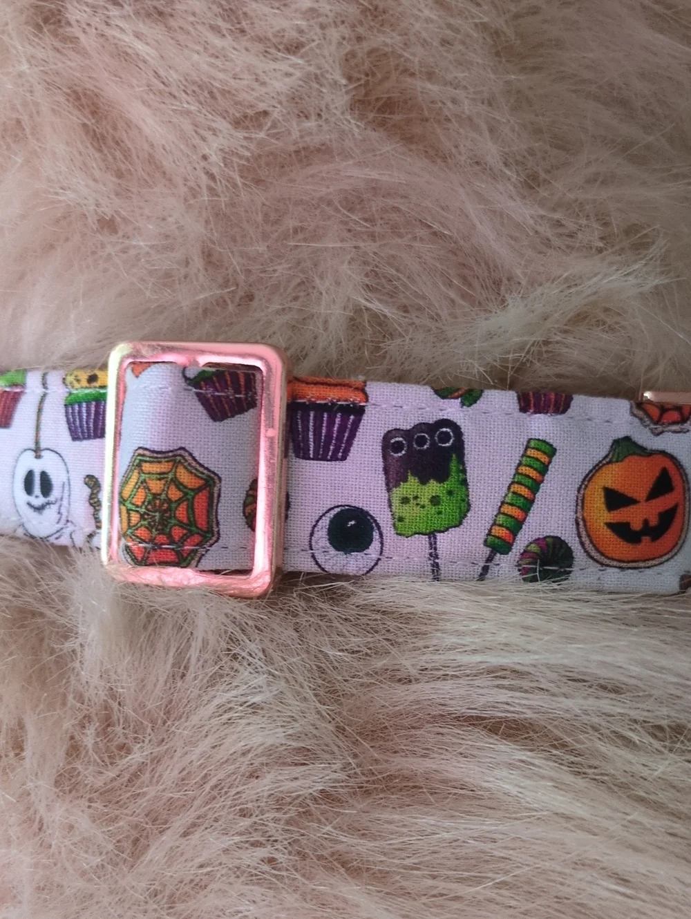 Halloween Candy Dog Collar